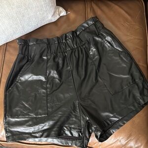 Forever 21 Black High Waist Shorts